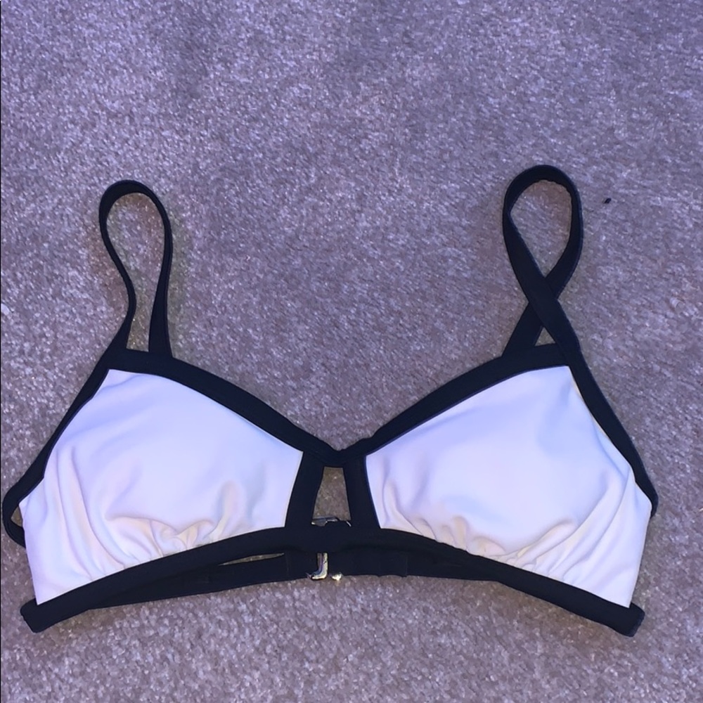 Target black and white bikini top!